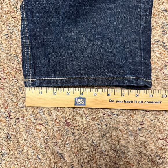 Risk Jeans Co Men's Size 38x32 Baggy Wide Leg Jeans Hip Hop 90s Y2k - Picture 6 of 7